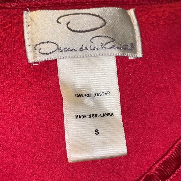 Oscar de la Renta vintage flannel pajamas set - Picture 4 of 8